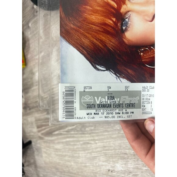 Reba McEntire Concert Ticket and Photo - Picture 4 of 6